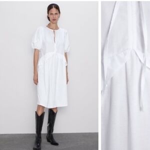 Zara Elegant White Dress